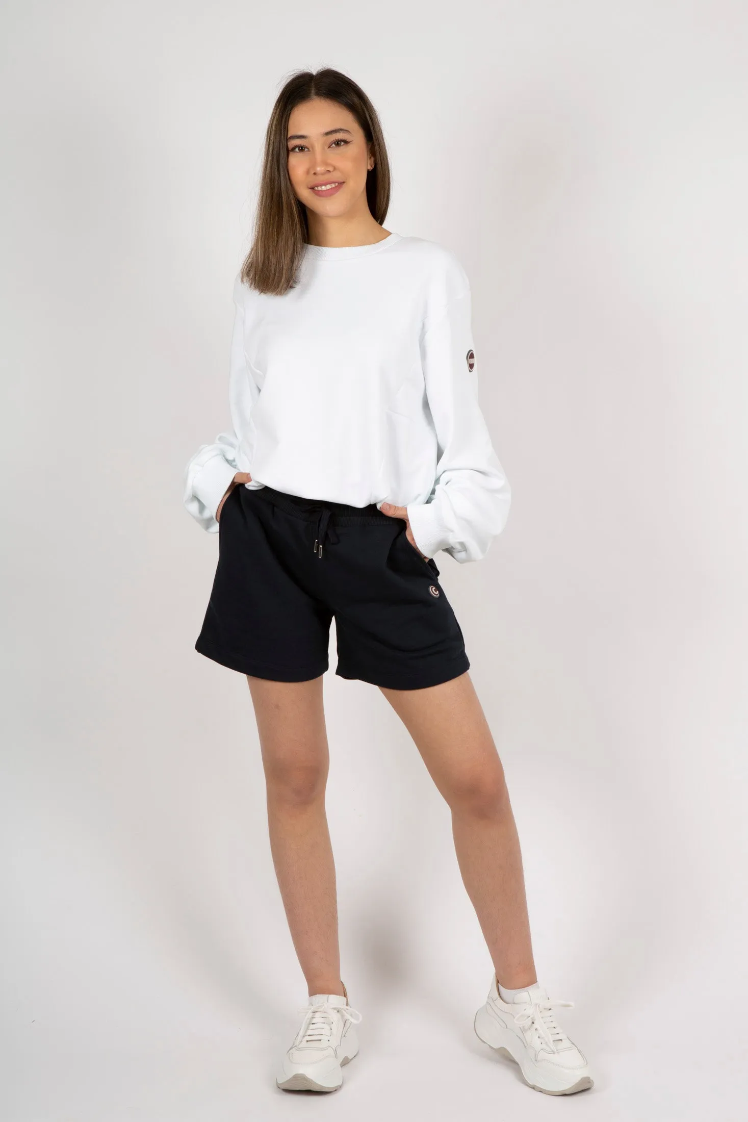 9017 Cotton Bermuda Shorts - Navy Blue