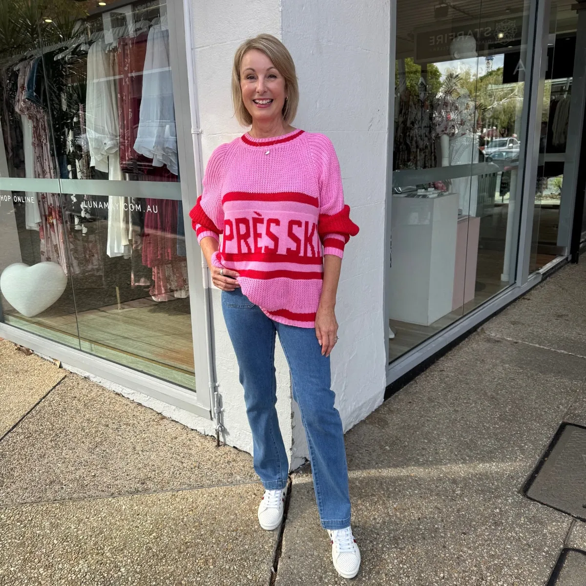 Apres Ski Knit Jumper (Pink)