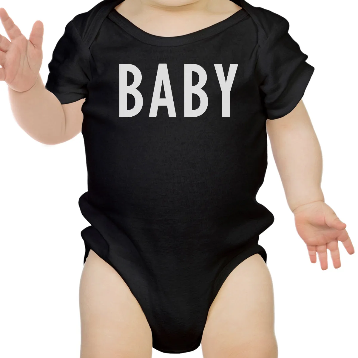Baby Daddy Mens Black Graphic T-Shirt Matching Outfits For Family