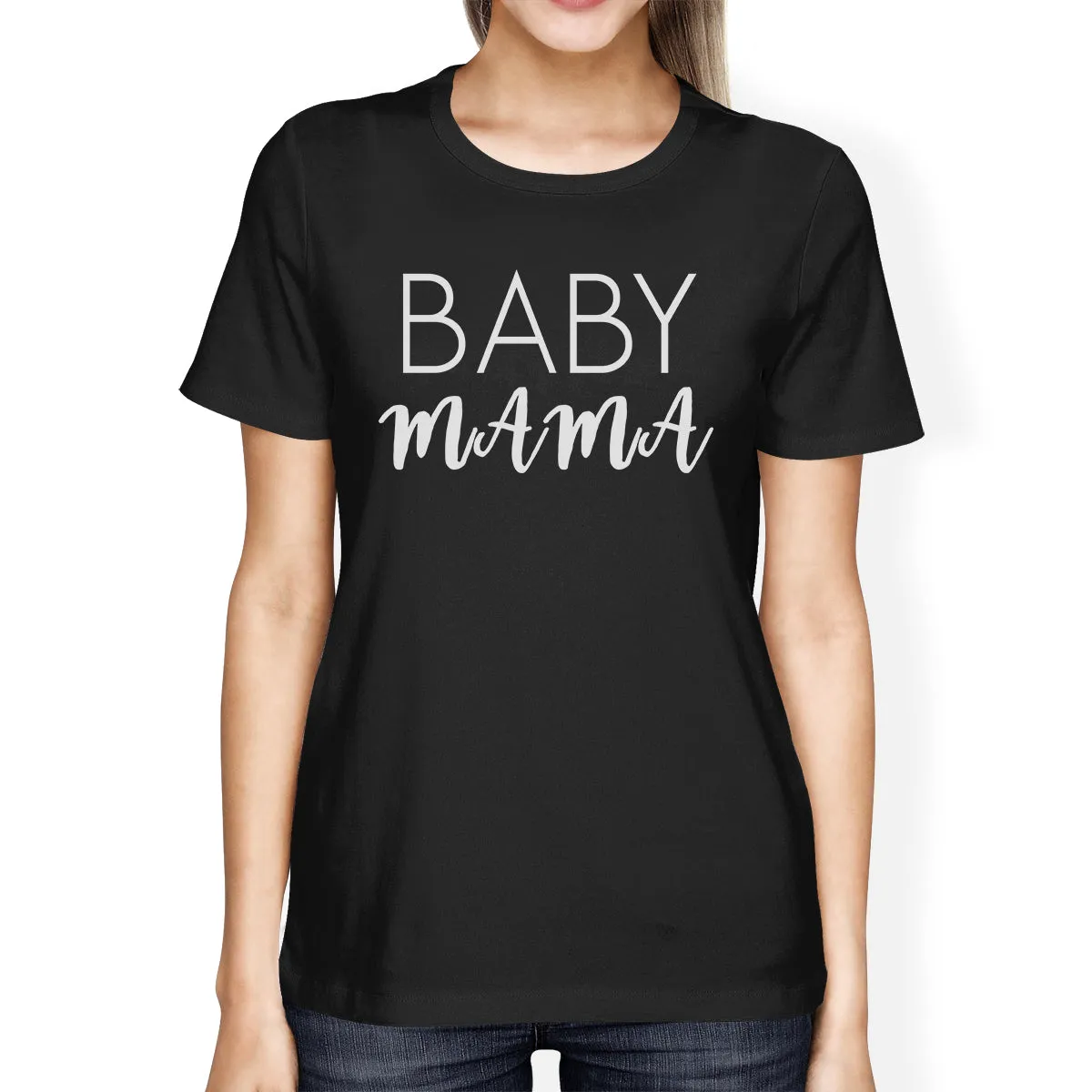 Baby Daddy Mens Black Graphic T-Shirt Matching Outfits For Family
