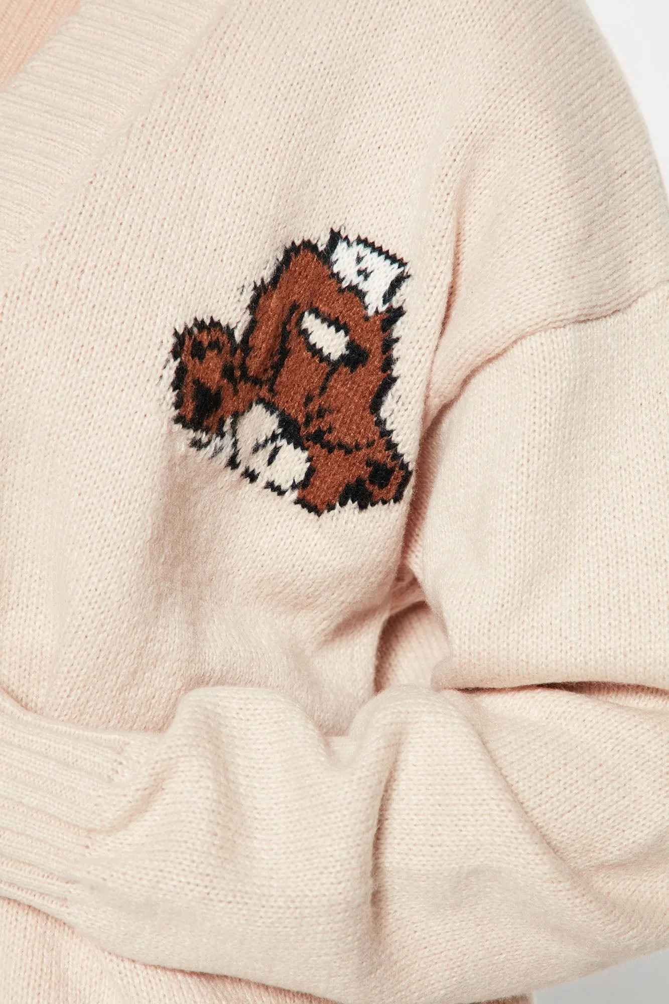 Bad Bear Boyfriend Cardigan - Natural/Combo