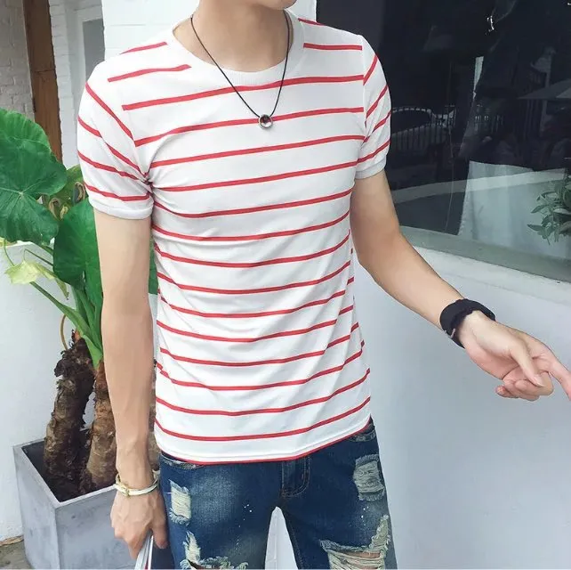Casual striped Men's T-shirt
