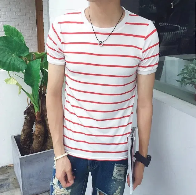 Casual striped Men's T-shirt