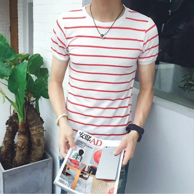 Casual striped Men's T-shirt