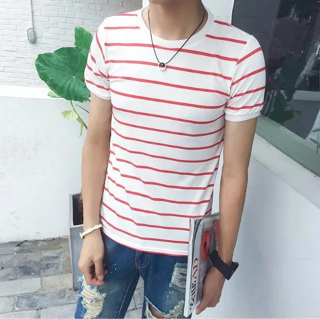 Casual striped Men's T-shirt