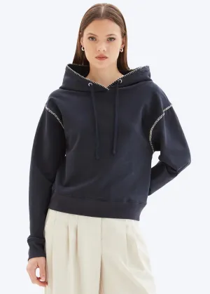 CHRLDR Whipstitchy Molly - Crop Pullover Hoodie