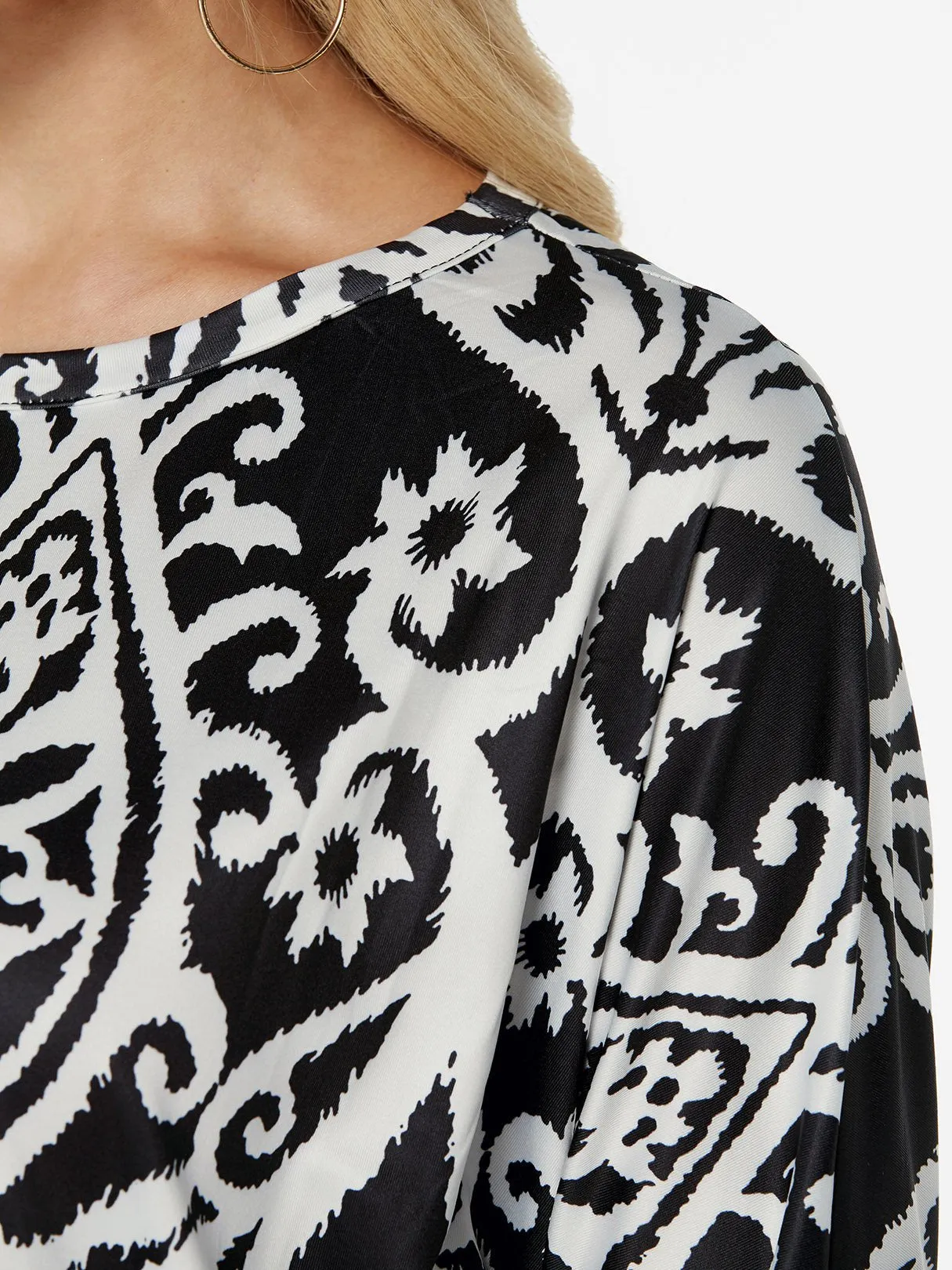 Custom Round Neck 3/4 Sleeve T-Shirts