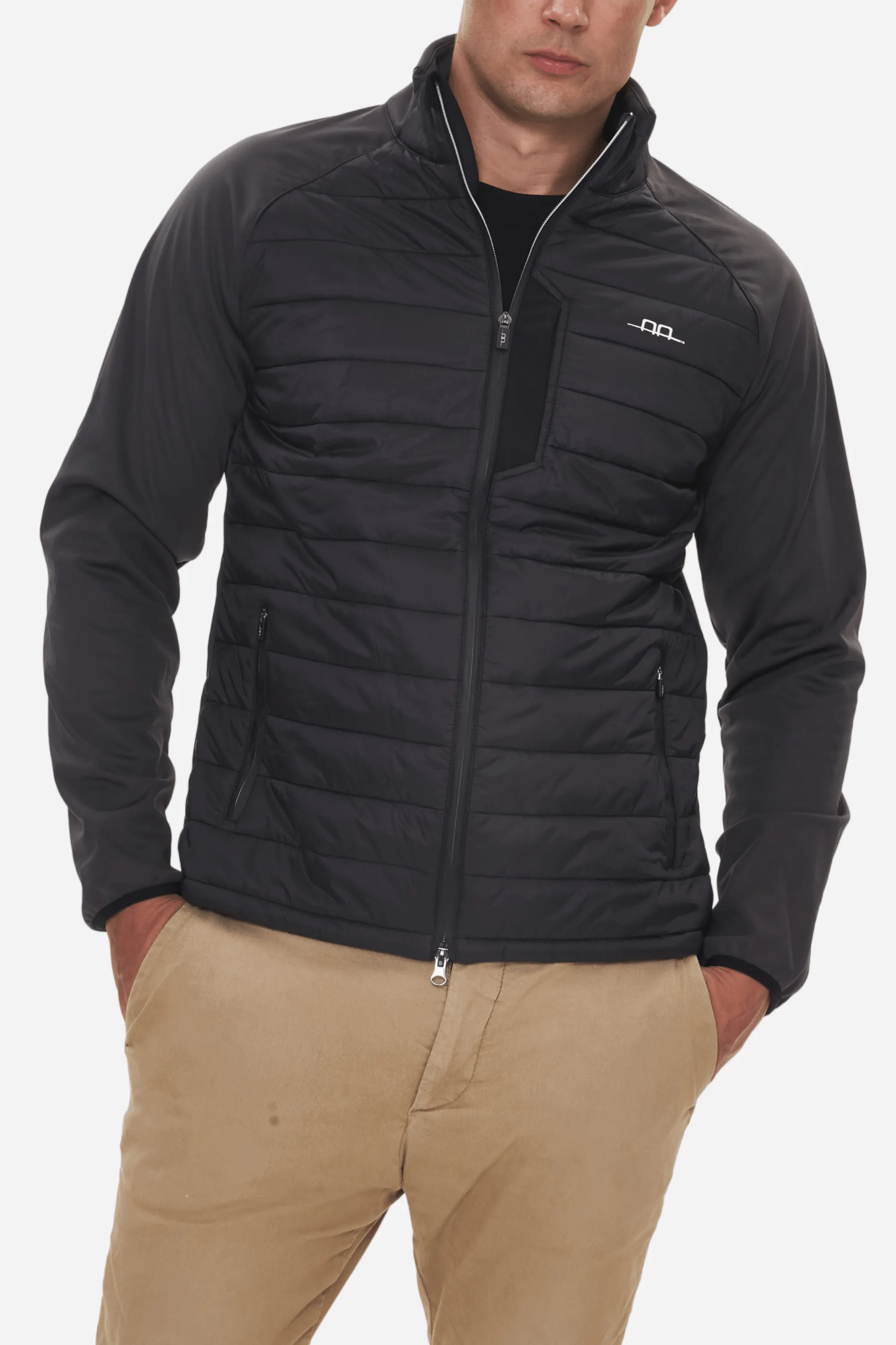 Gubbio Padded Fleece - Black