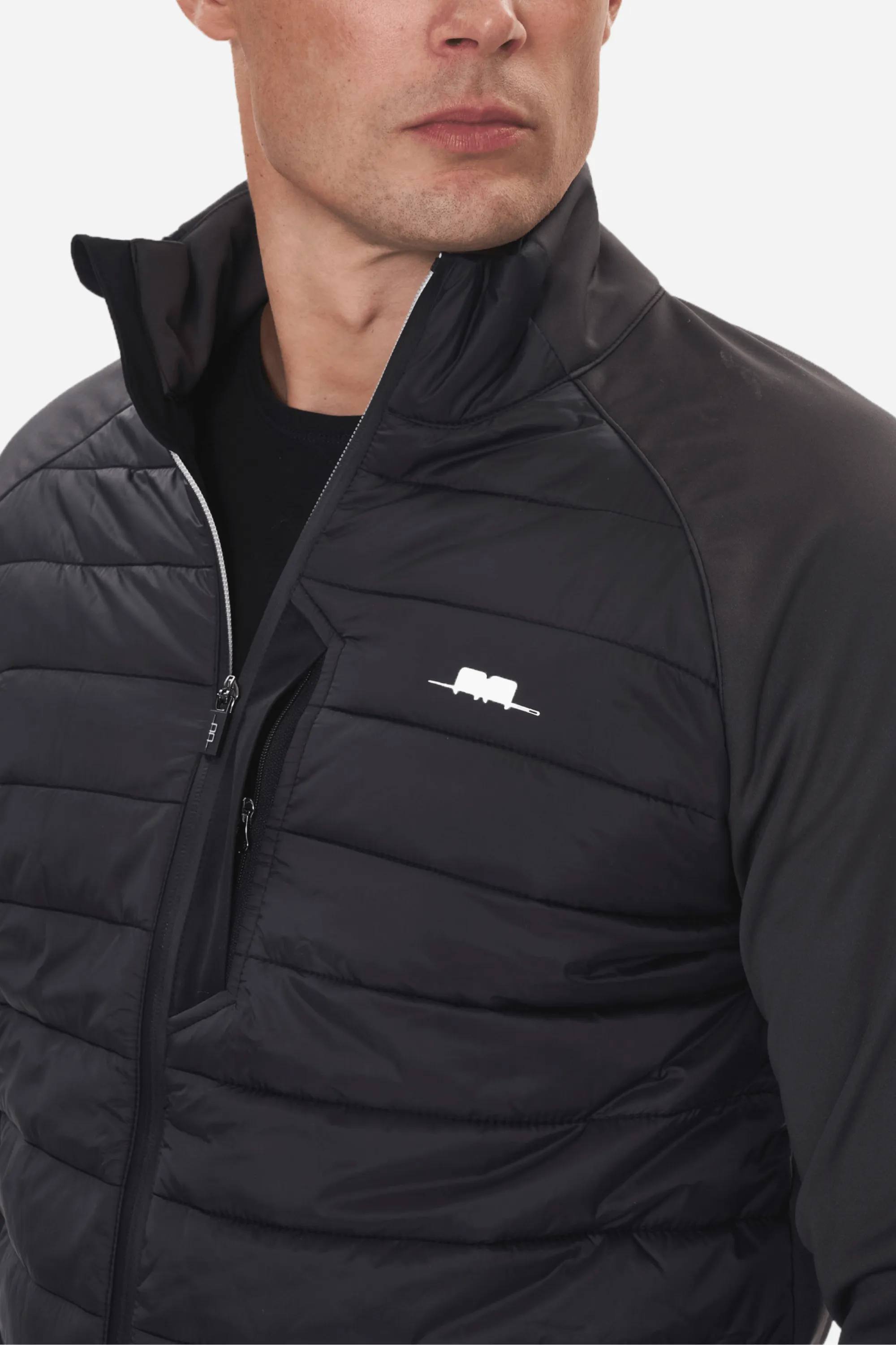 Gubbio Padded Fleece - Black