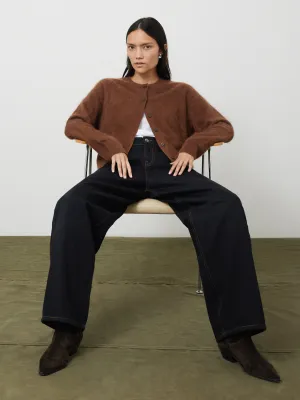 Halo Cashmere Cardigan | Ginger