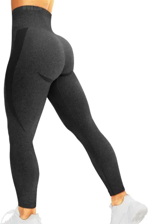 HIGORUN Women Seamless Leggings Smile Contour High Waist Workout Gym Yoga Pants