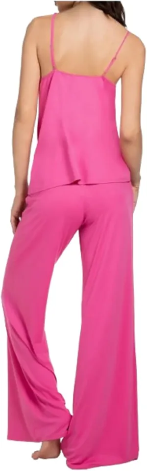 In Bloom by Jonquil Camisole & Pants Pajama Set, X-Large Hot Pink
