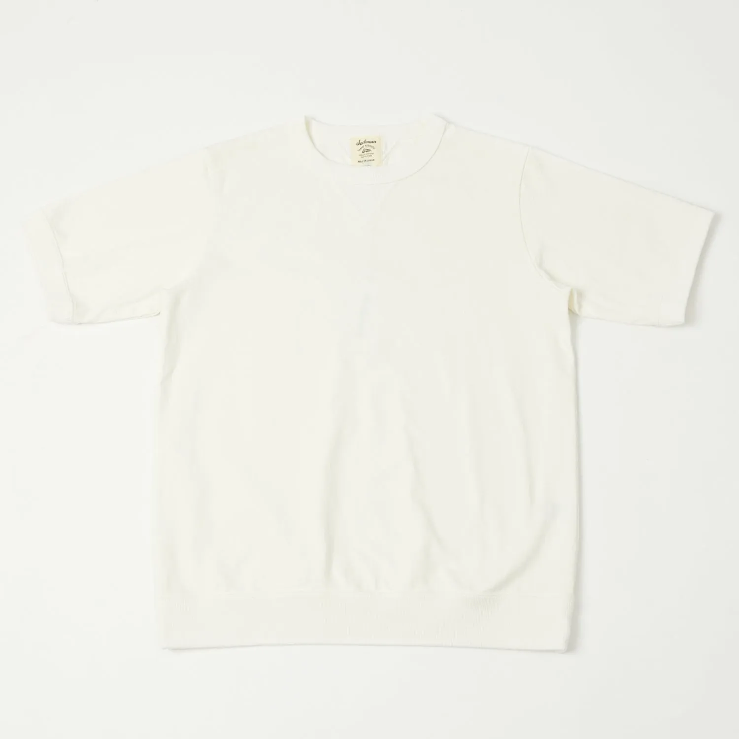 Jackman JM5110 Dotsume Rib Tee - Off White