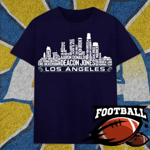 Jacksonville Football Team All Time Legends Name Tee Hoodie Sweatshirt Jacksonville City Skyline Tee Football Fans Gift