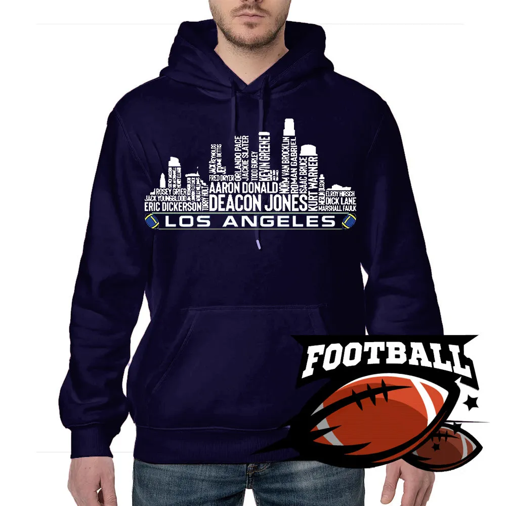Jacksonville Football Team All Time Legends Name Tee Hoodie Sweatshirt Jacksonville City Skyline Tee Football Fans Gift