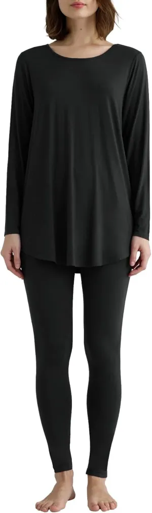 Latuza Women's Viscose Tunic Pajamas Leggings Lounge Set
