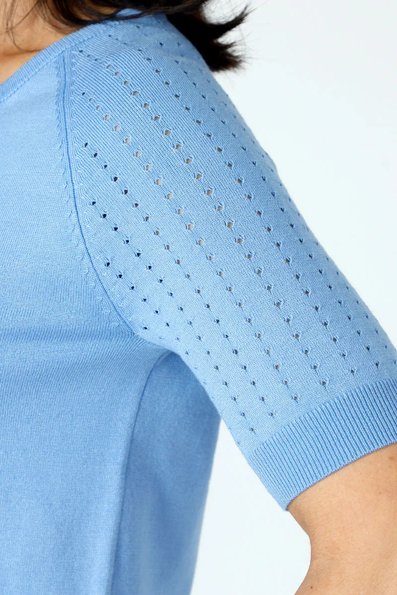 Metric Pointelle Sweater