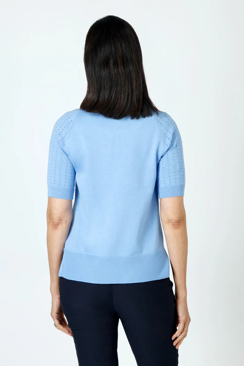 Metric Pointelle Sweater
