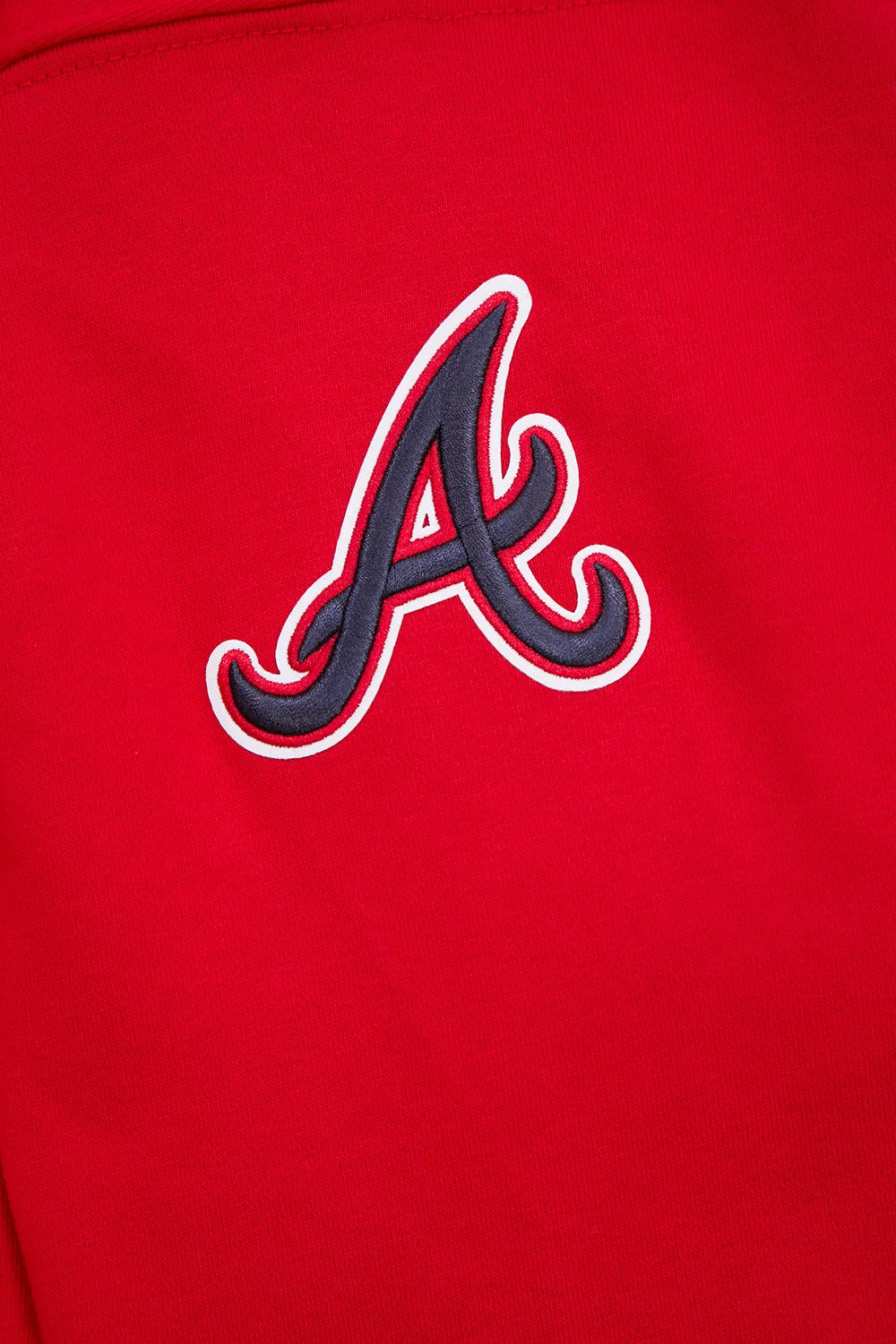 MLB ATLANTA BRAVES CLASSIC WOMEN'S CREWNECK (RED)