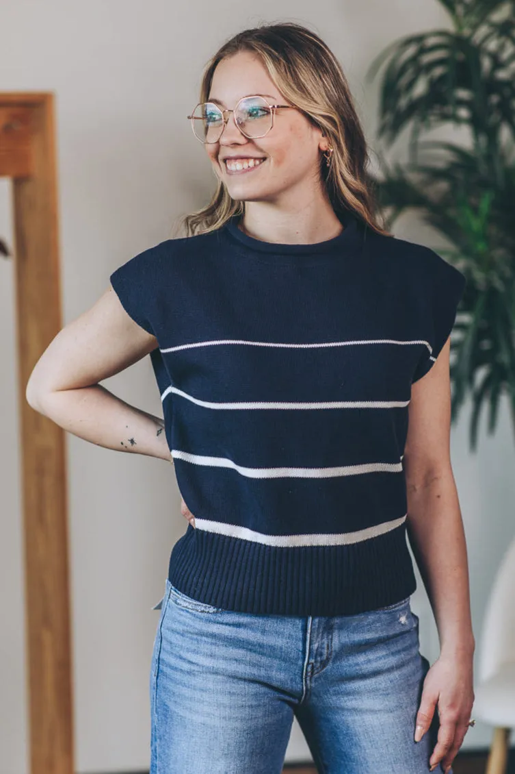 Mock Neck Sweater Tank