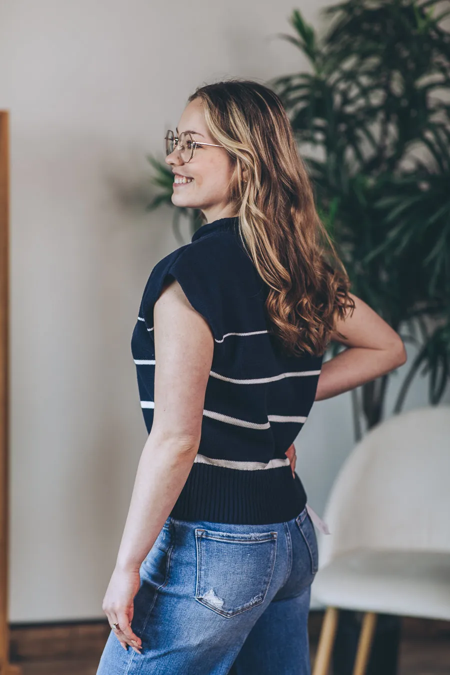 Mock Neck Sweater Tank