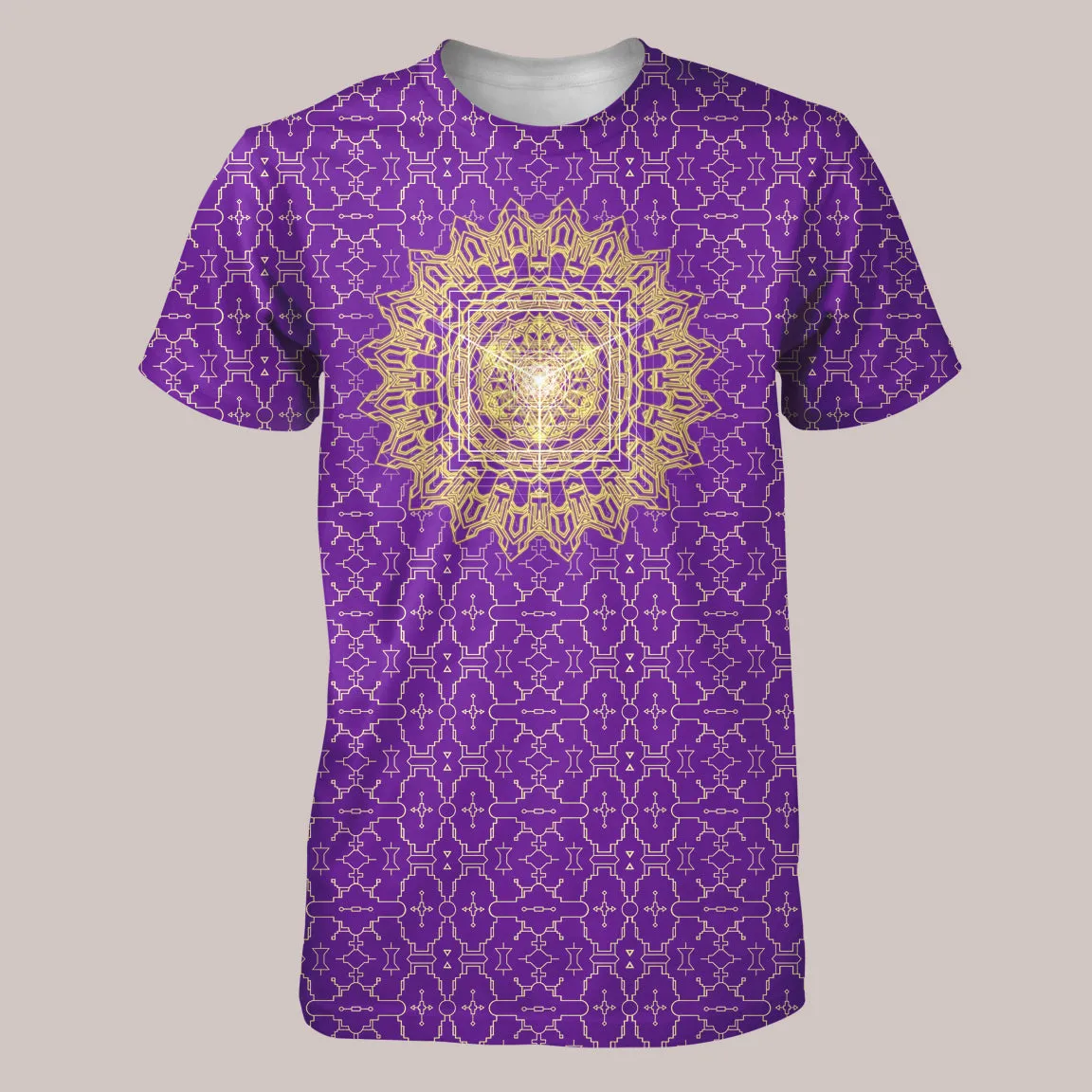 Psychedelic Shirt (UV/RGB, Eco-Friendly, Unisex) | TECHNO YANTRA