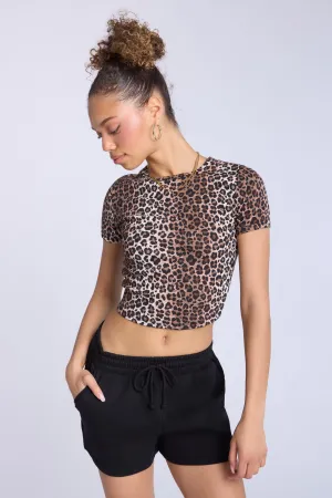 Ribbed Crew Neck Baby Tee