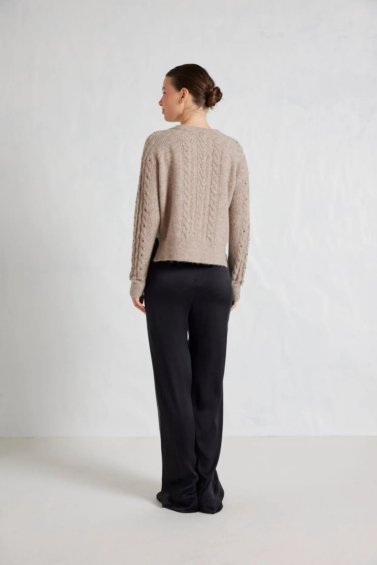 Rita Alpaca Sweater in Hazel