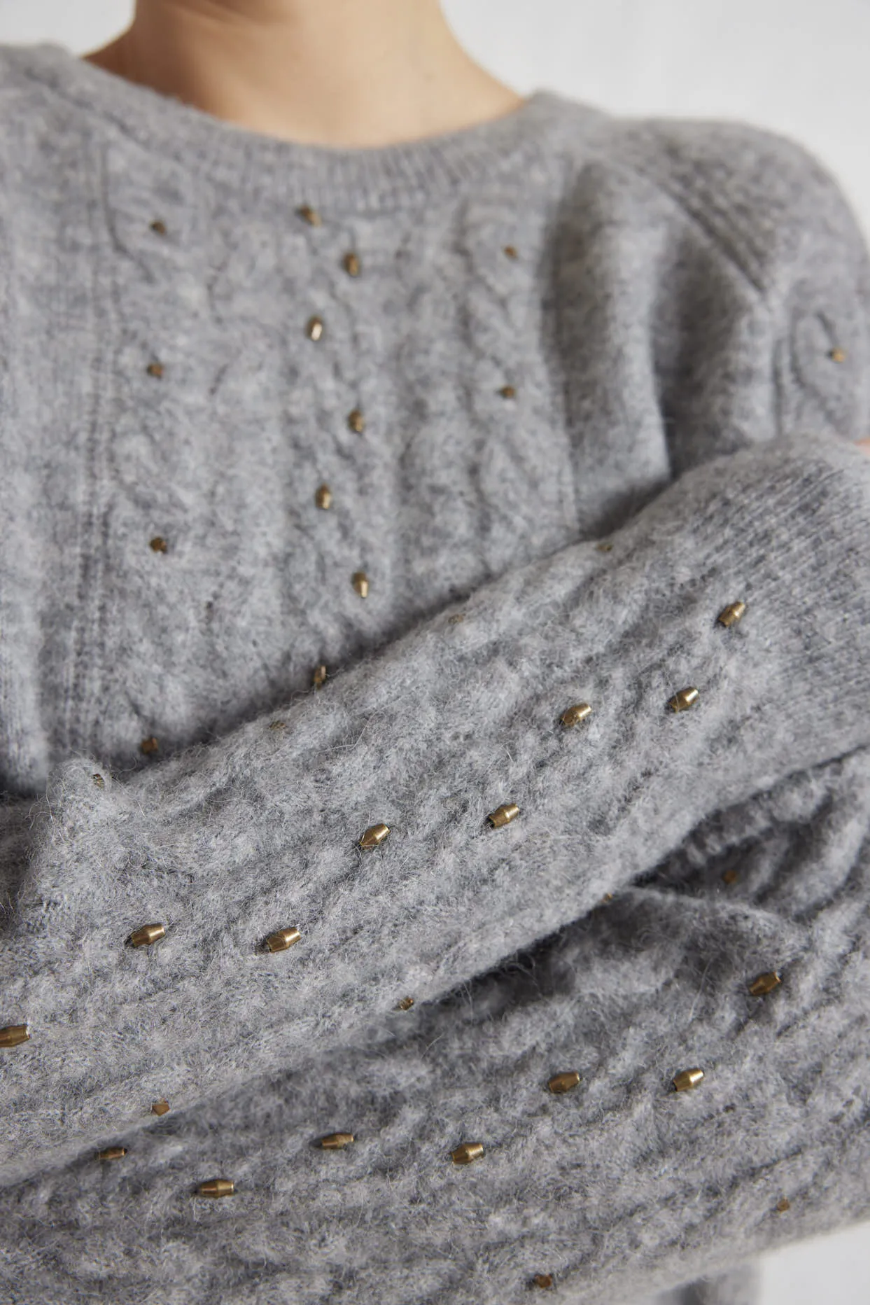 Rita Alpaca Sweater in Husky