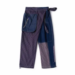 Sashiko Wrap Pants