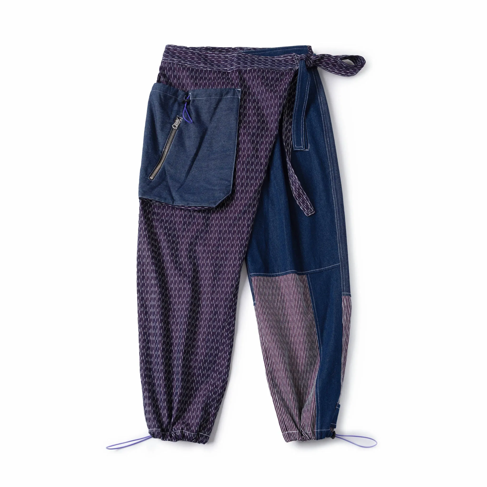 Sashiko Wrap Pants