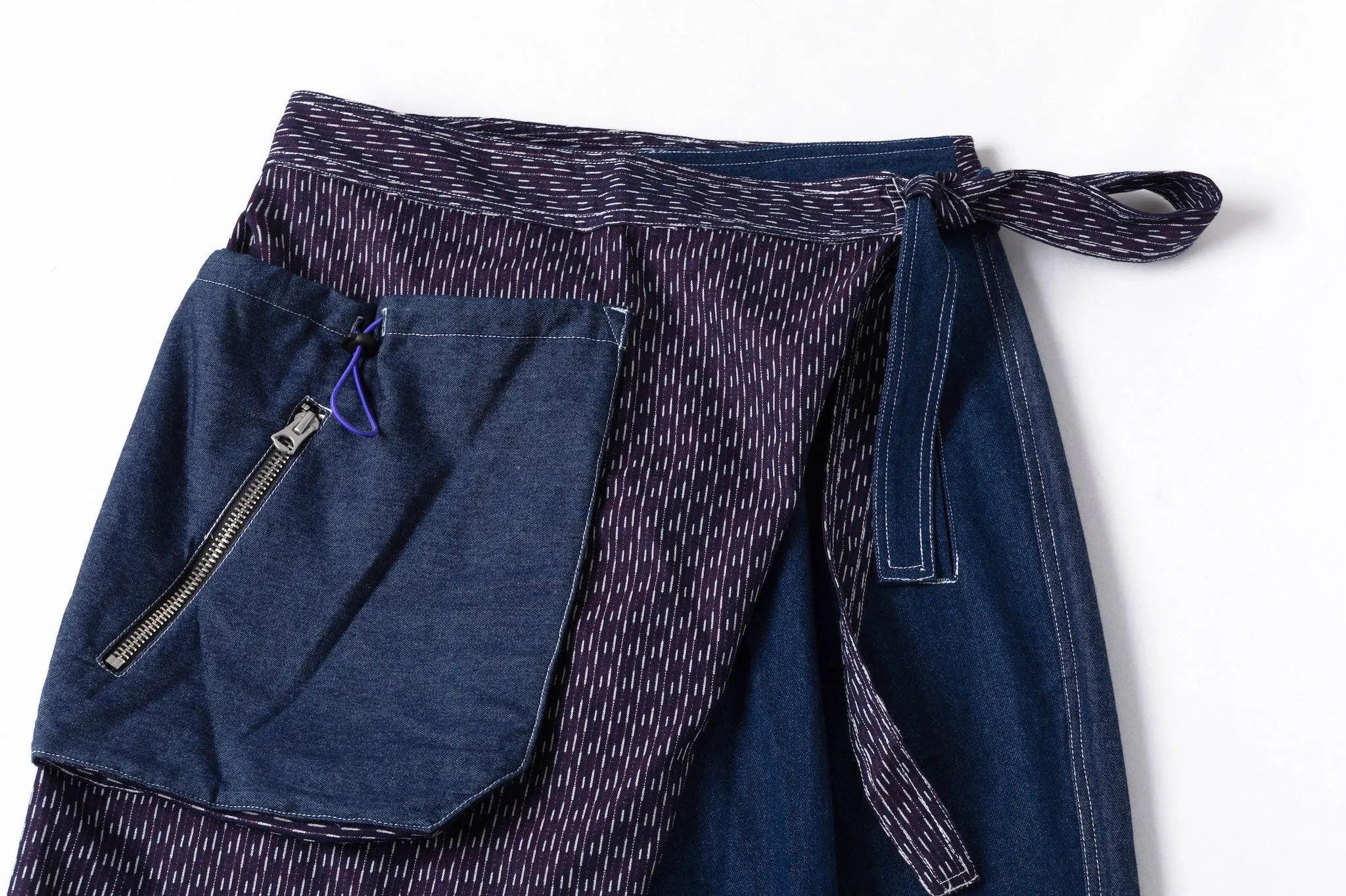 Sashiko Wrap Pants