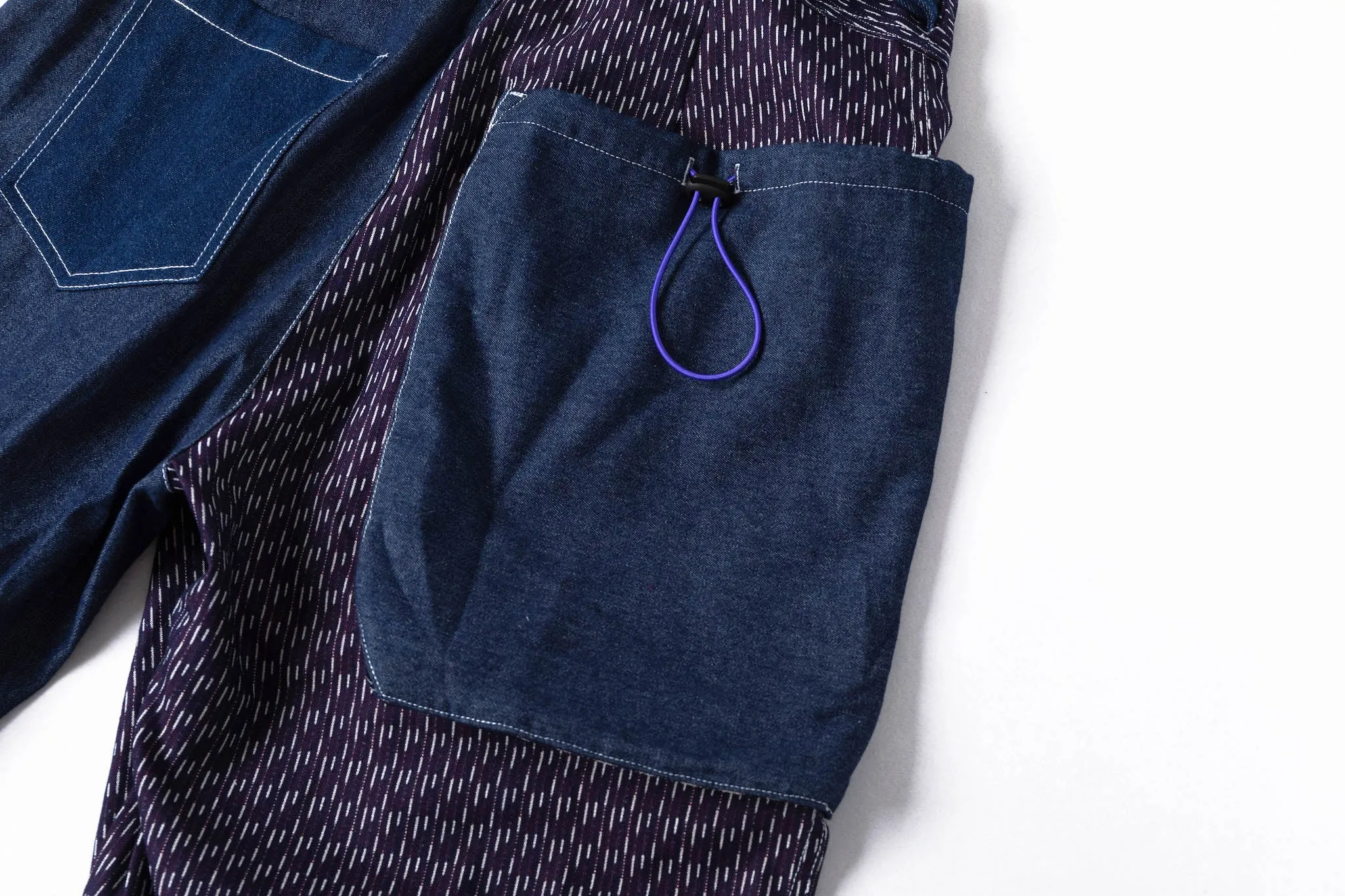 Sashiko Wrap Pants