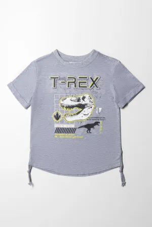 Side Tuxedo T-Shirt Grey