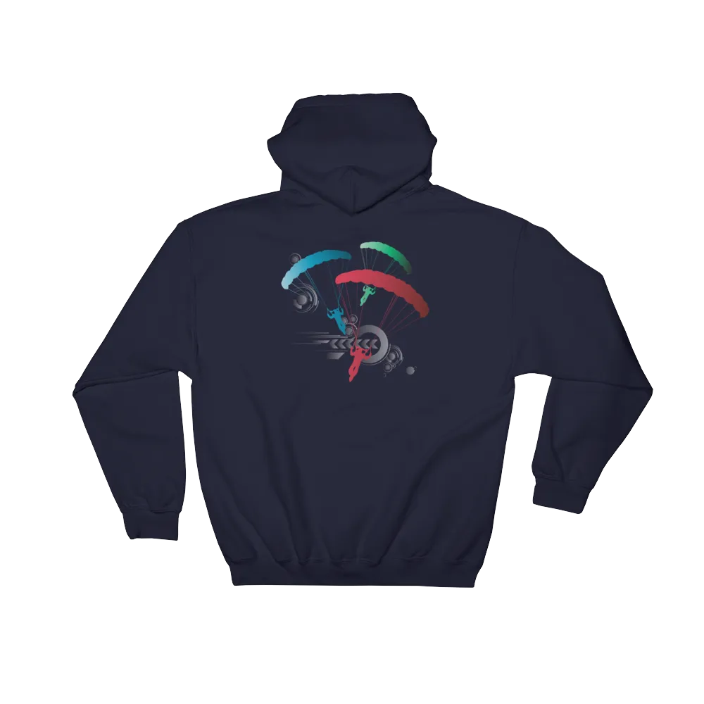 Skydiving Hoodie - Skydive Competition - Unisex Hooded Sweatshirt