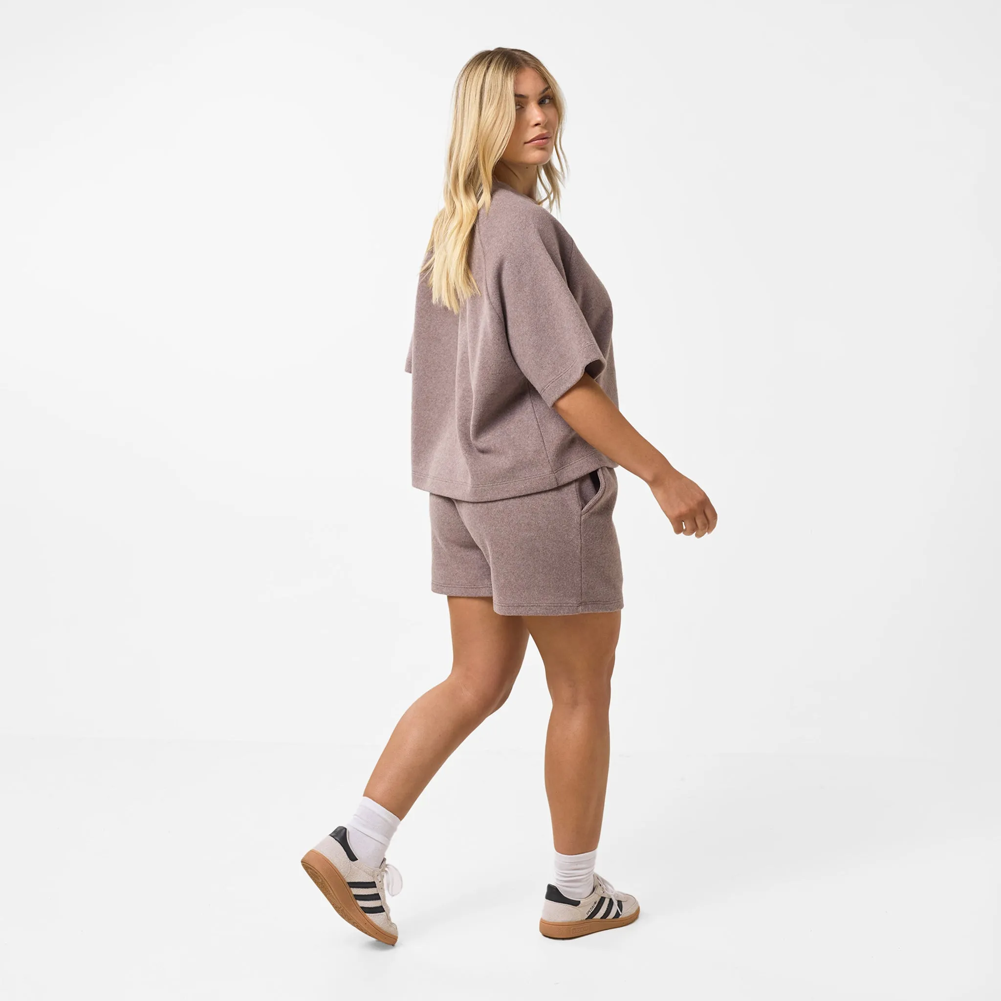 Soft Knit Twinset | Brown