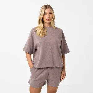 Soft Knit Twinset | Brown