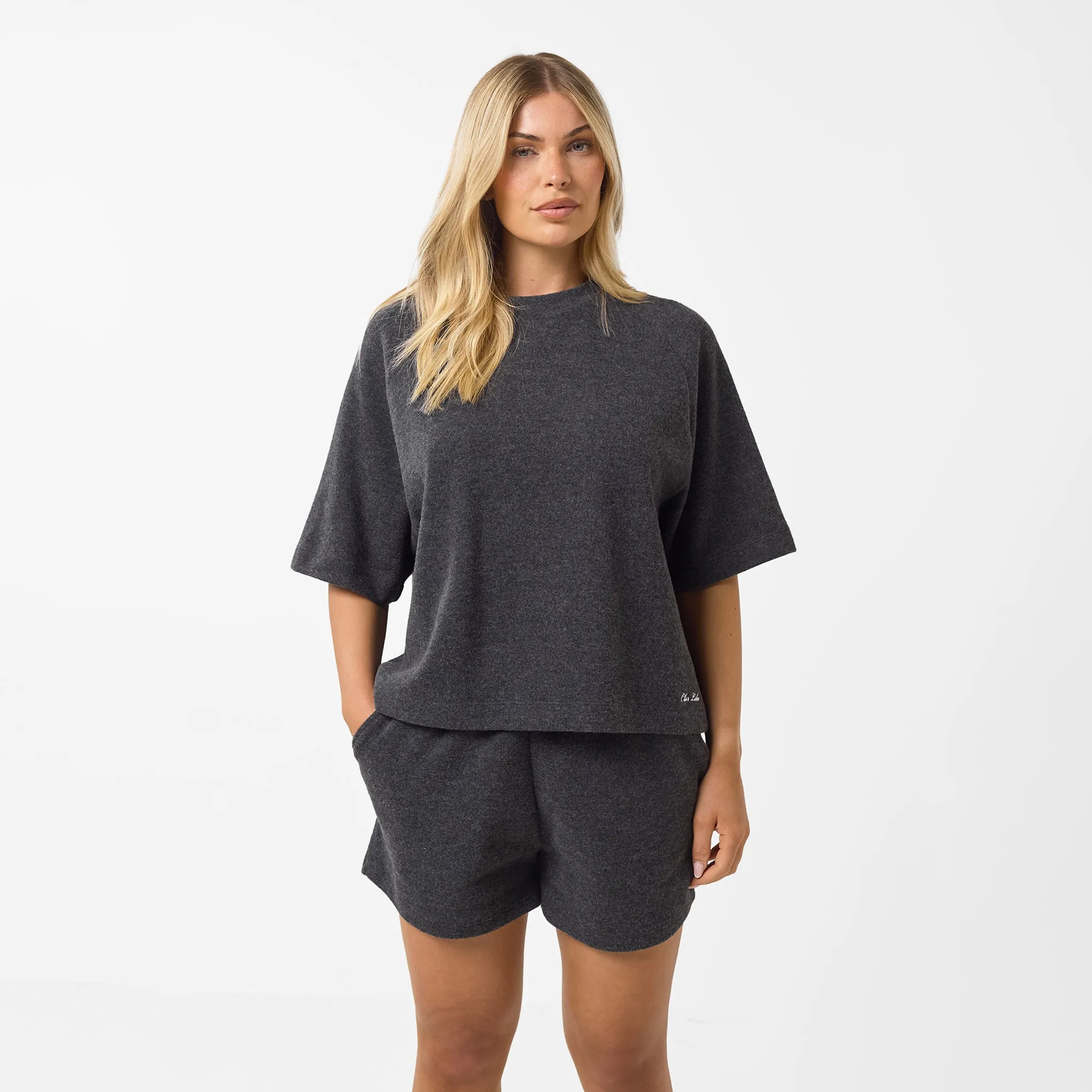 Soft Knit Twinset | Charcoal
