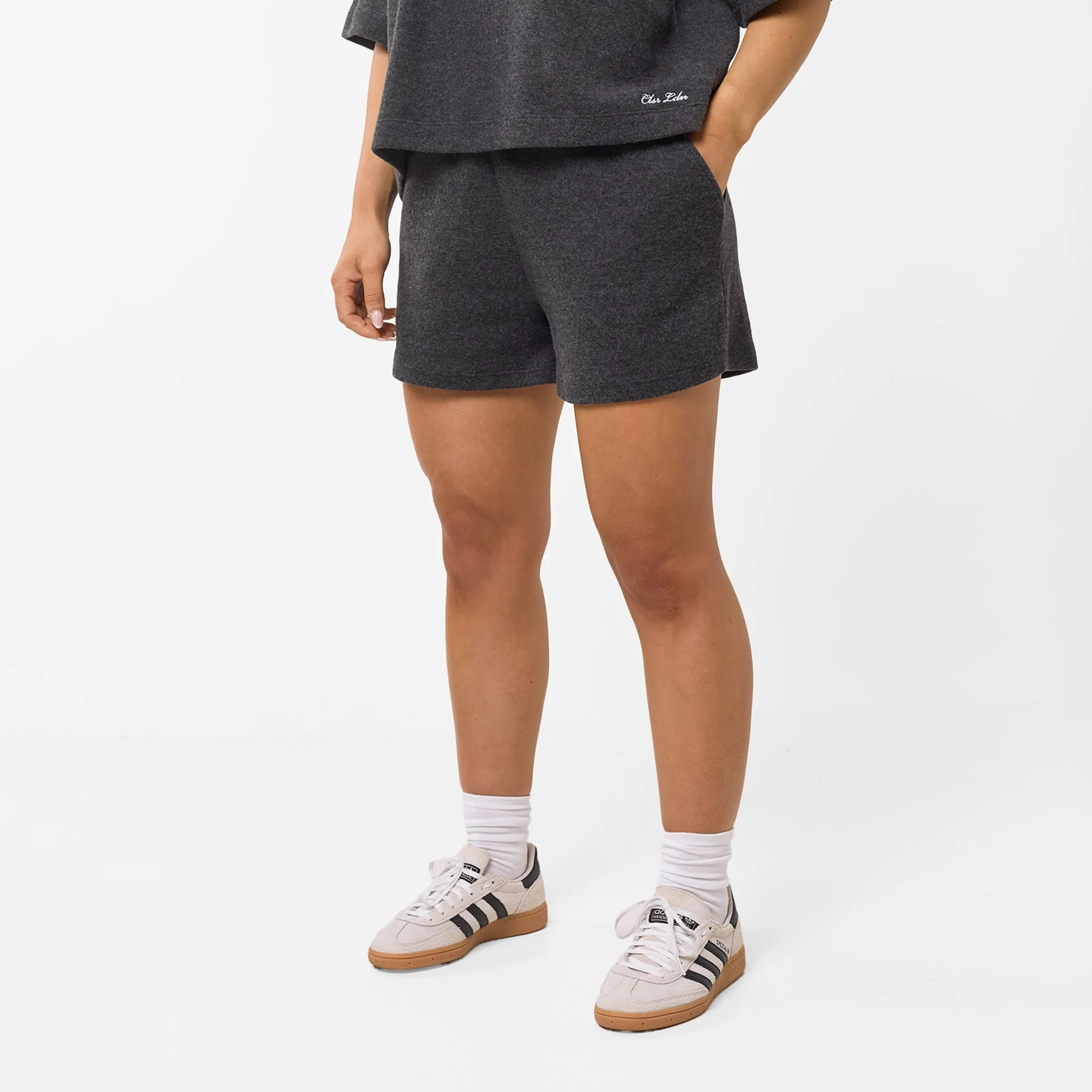 Soft Knit Twinset | Charcoal