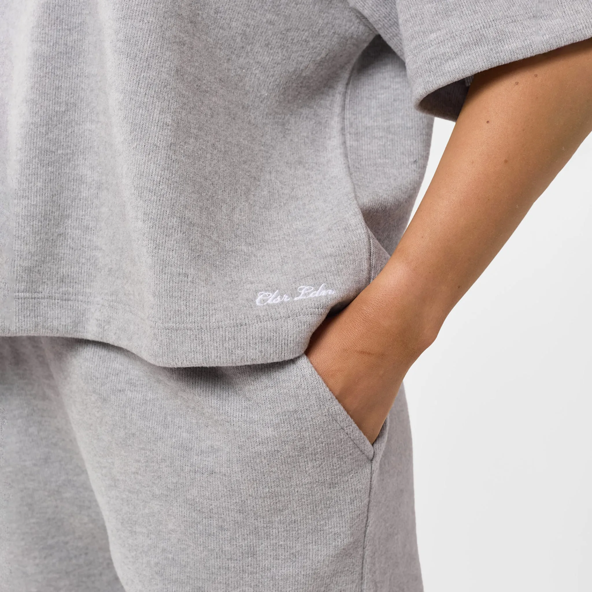 Soft Knit Twinset | Grey Marl