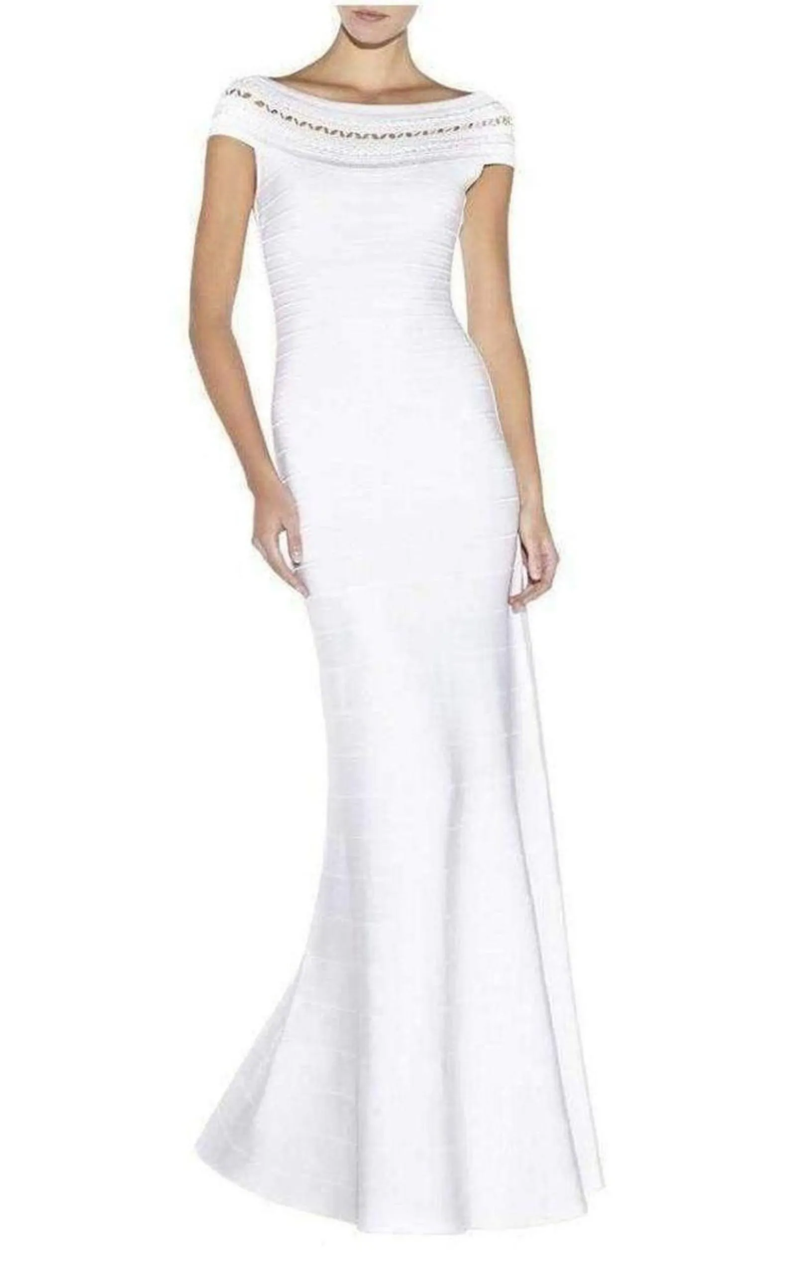Sophia Braided Ottoman Crochet Gown