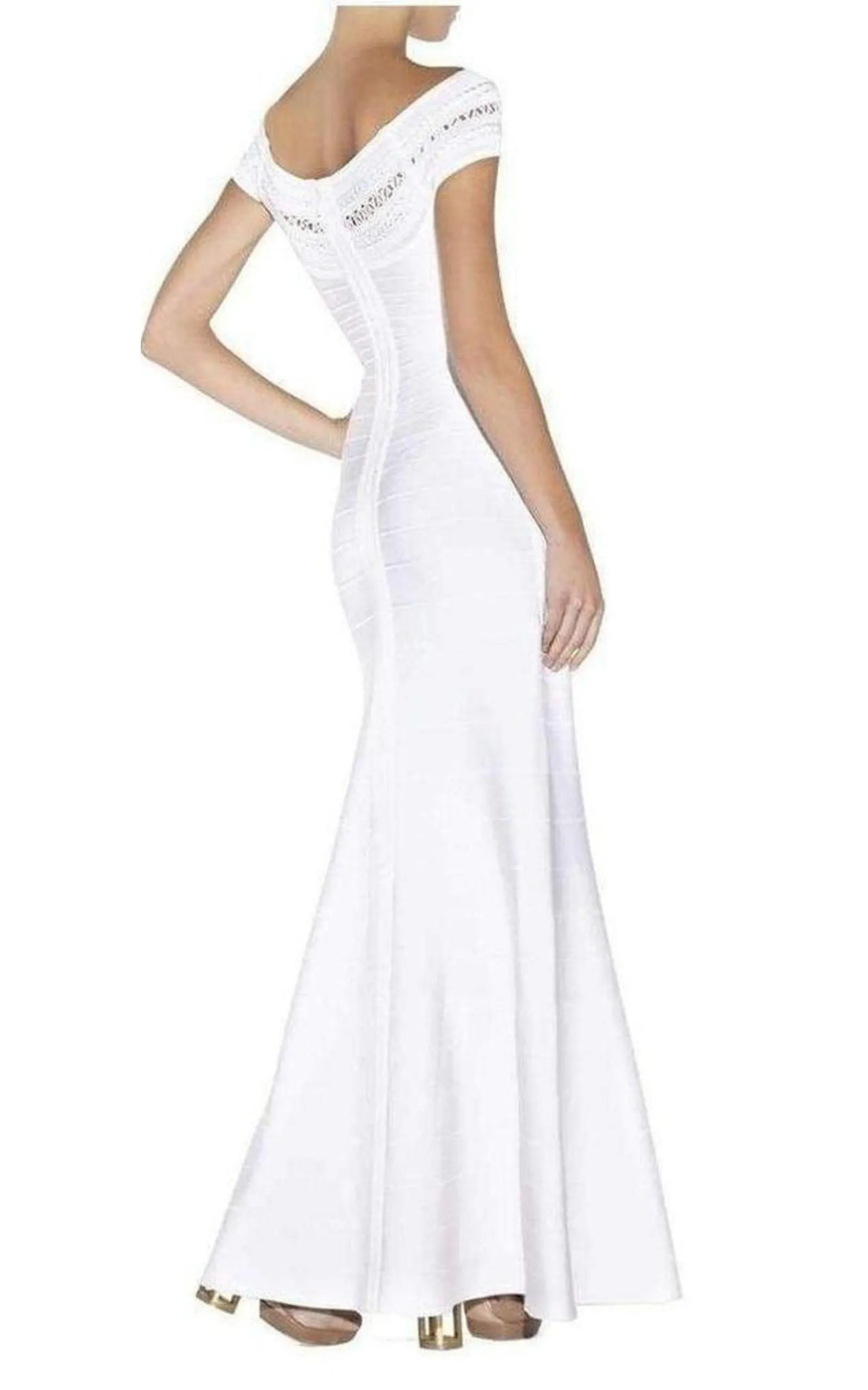 Sophia Braided Ottoman Crochet Gown