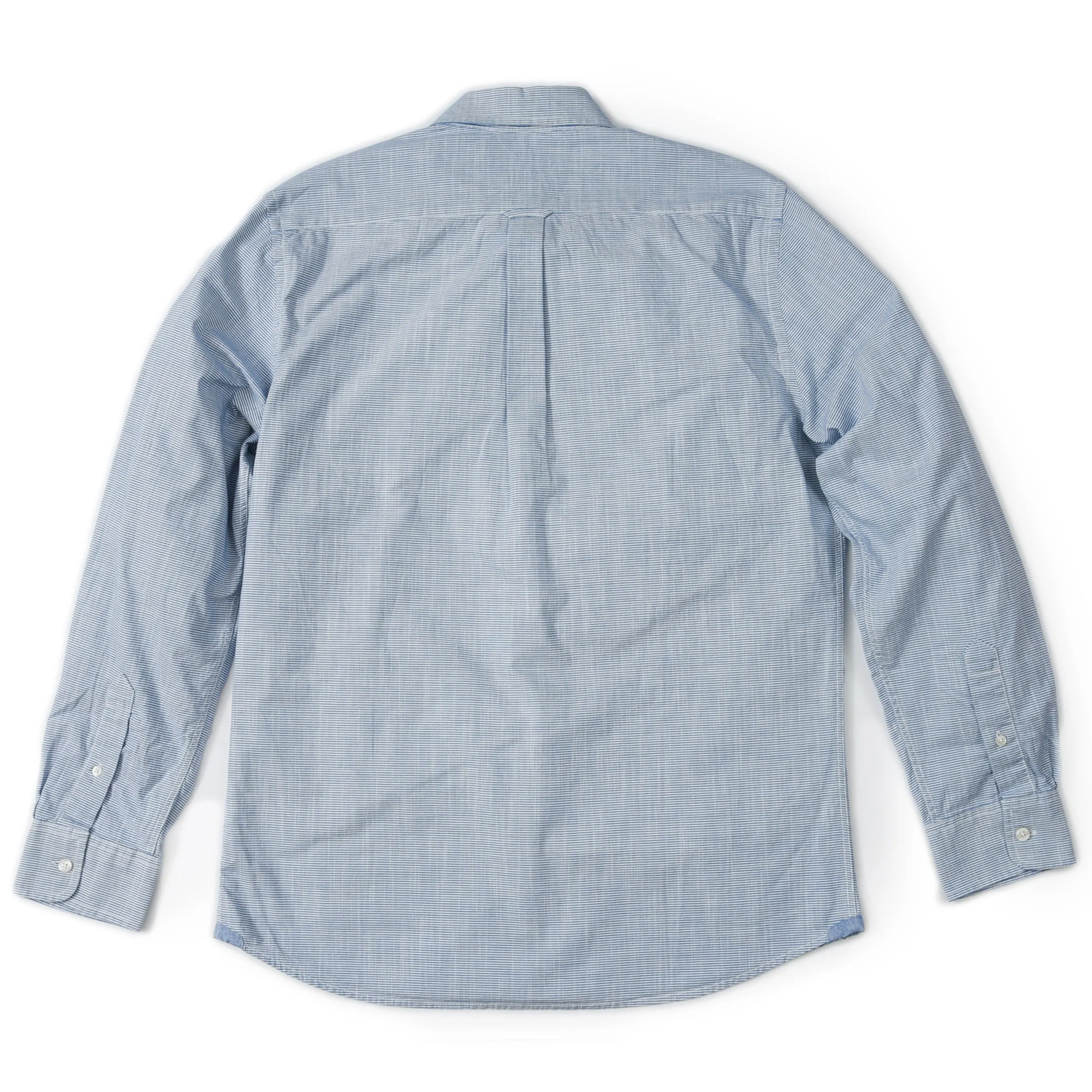 Stewart Microstripe Summer Chambray Shirt