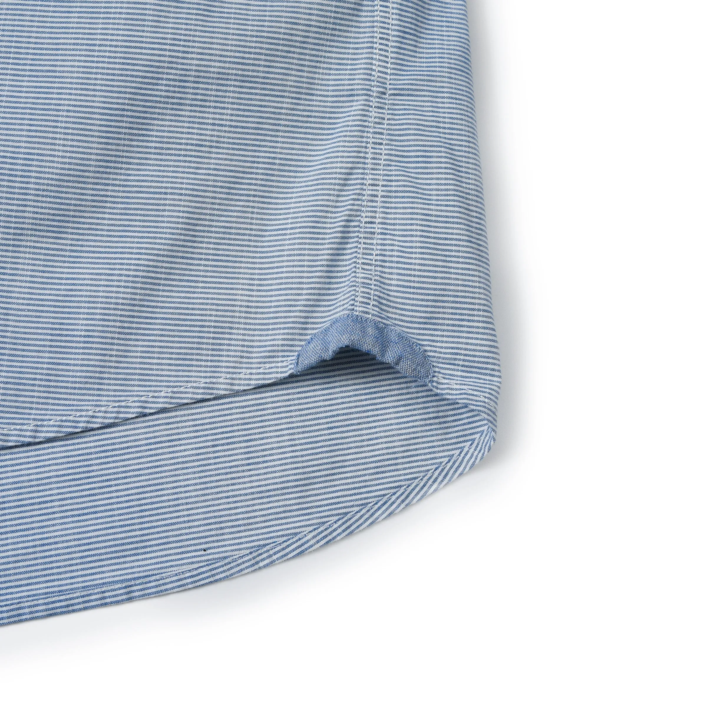 Stewart Microstripe Summer Chambray Shirt