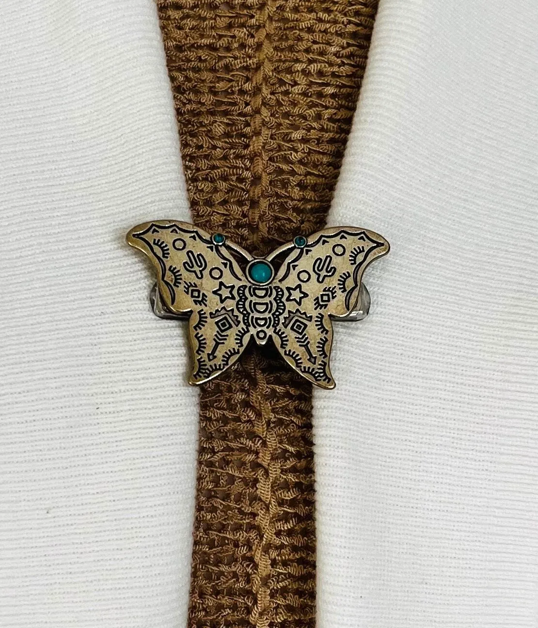 Sweater Clips Turquoise Butterfly Sweater Clip for Cardigan Clasp Kimono Fastener Cinch Clip Gift for Mom Birthday Gift for Her by Fabulici