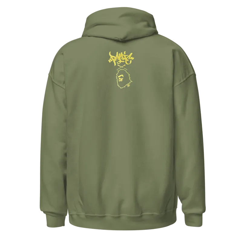 THE JUNGLIST PANIC 39 X TATSQUATCH HOODED SWEATSHIRT