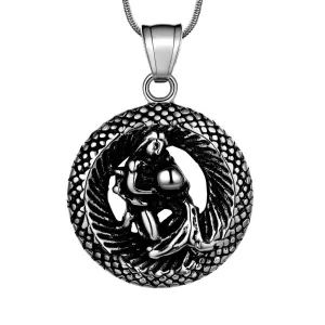 Tokyo Mart Men Zodiac Aquarius Necklace Pendant Star Sign Constellation Jewelry Women Boys Girls Birthday Gift