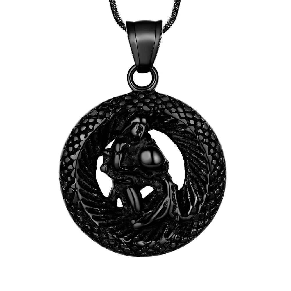Tokyo Mart Men Zodiac Aquarius Necklace Pendant Star Sign Constellation Jewelry Women Boys Girls Birthday Gift