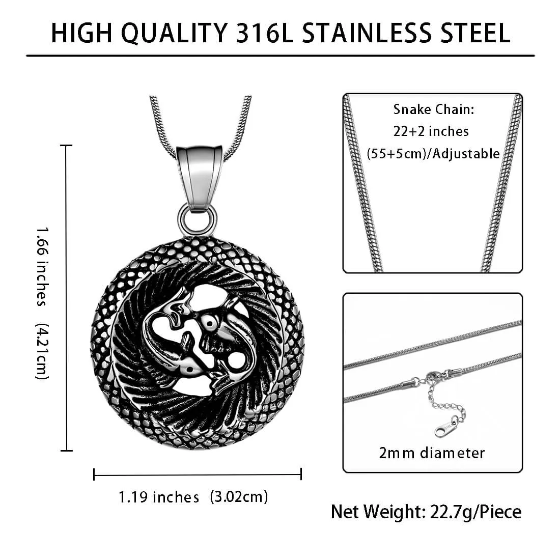 Tokyo Mart Men Zodiac Pisces Necklace Pendant Star Sign Constellation Jewelry Women Boys Girls Birthday Gift