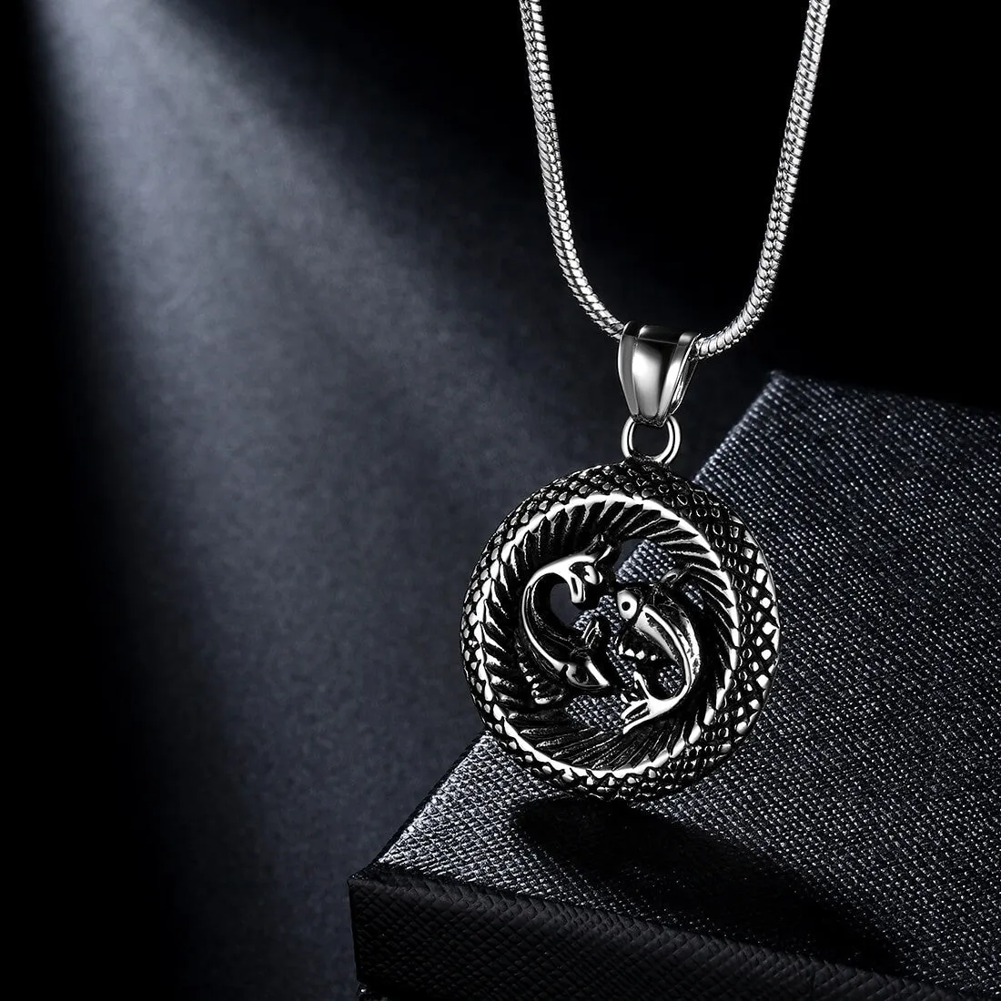 Tokyo Mart Men Zodiac Pisces Necklace Pendant Star Sign Constellation Jewelry Women Boys Girls Birthday Gift